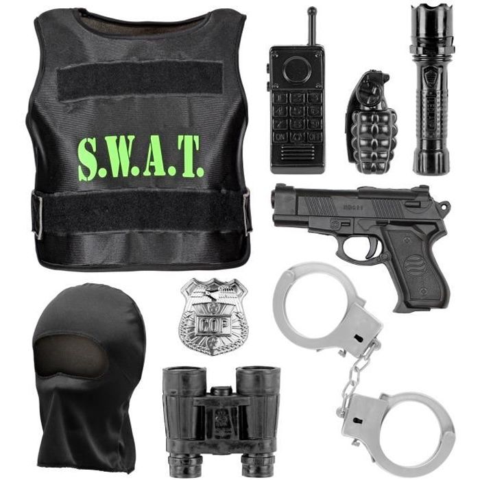 Panoplie SWAT complète enfant - 6/12 ans
