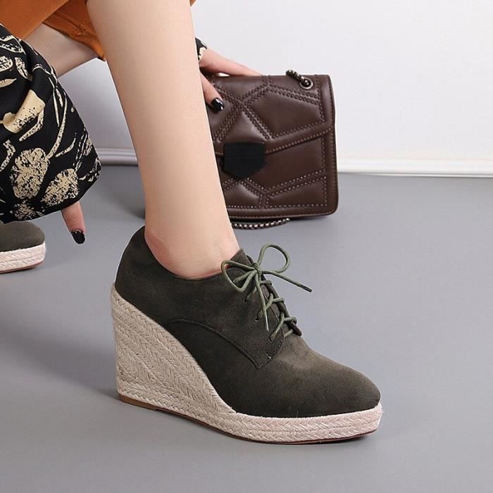 Chaussures talon compensé hiver sales