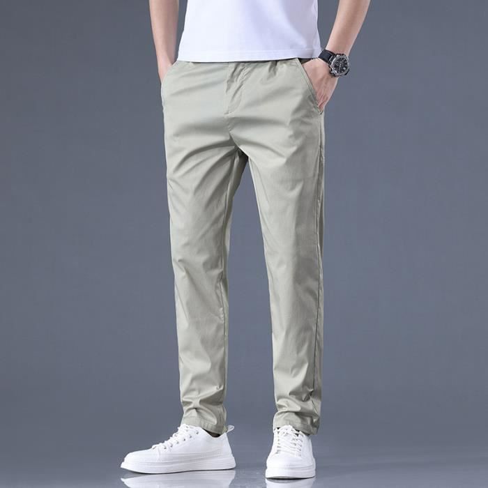 Pantalon De Voyage Léger 100 % Polyester Taille Haute Pour Hoe