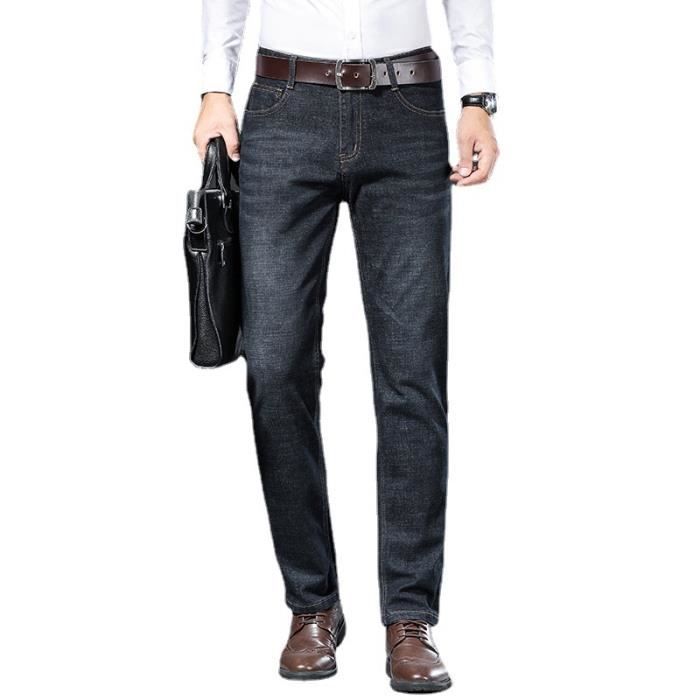 Jeans homme noir delavé top