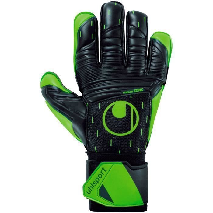 Gants de gardien enfant Uhlsport Classic Soft Advanced - noir/vert fluo/blanc - Taille 3