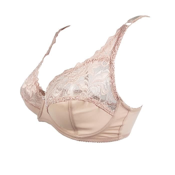 Soutien-gorge,Soutien-Gorge Transparent Ultra-Mince pour Femme