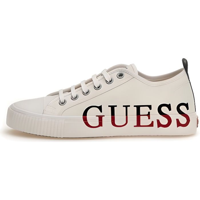 Basket femme Guess Vibo - white gold - 40 White gold - Cdiscount Chaussures