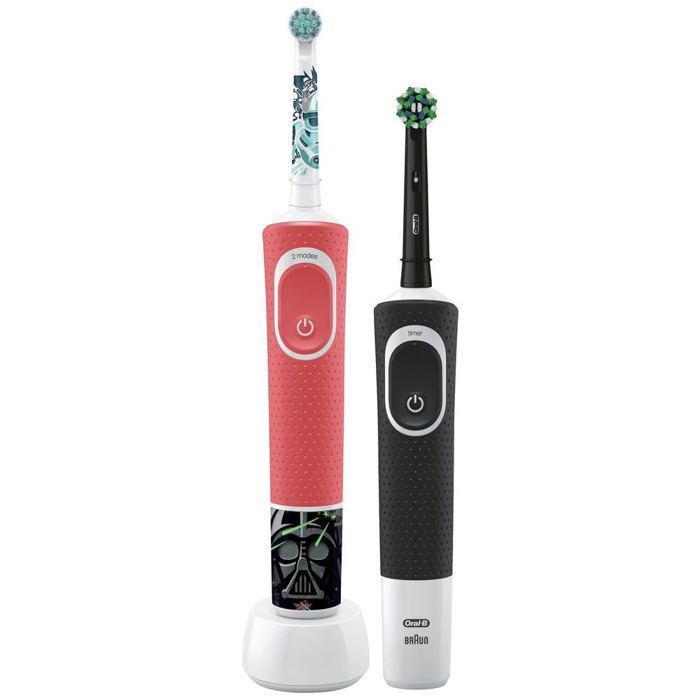 Oral B D103 + D100 Star Wars D103.413.3 D100.410.2K Brosse à dents électrique pour enfants rotatif / oscillant ro - vue 2