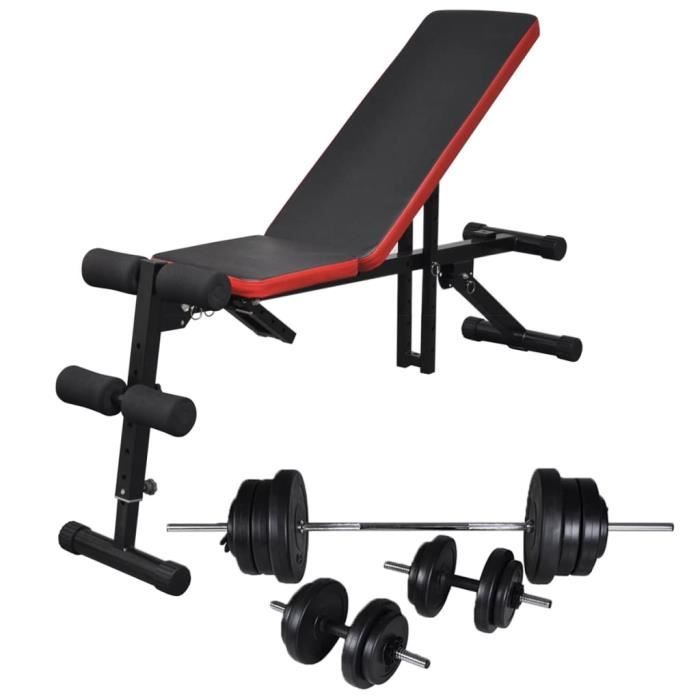 Banc De Musculation Pliable Banc D Entrainement Fitness Sport
