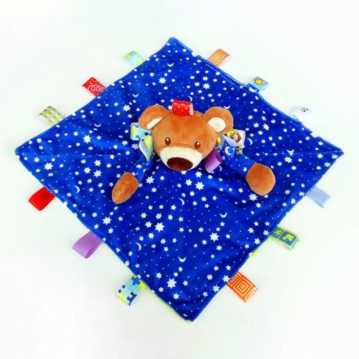 1pc Bebe Sucette Serviette Apaisant Jouet A Croquer 0 18 Mois Dormir Dessin Anime Tapis D Eveil Aire D Eveil Jouet Age Cdiscount Puericulture Eveil Bebe