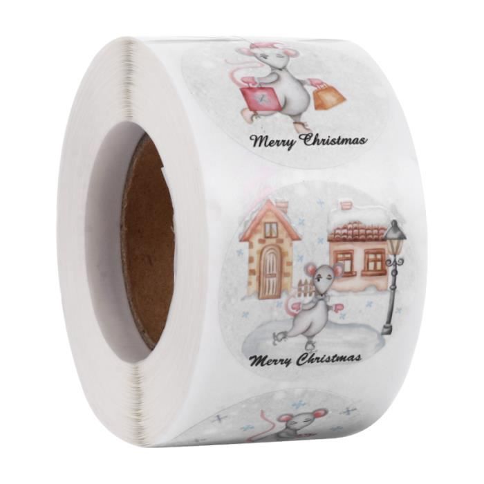 Autocollants De Noël En Papier, 25 Mm | Mercerie Et Tissus