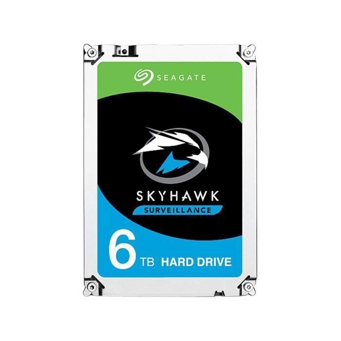 Disque dur interne Seagate Skyhawk HDD ST6000VX001-6TB 7200rpm 256MB 3.5zoll SATA600