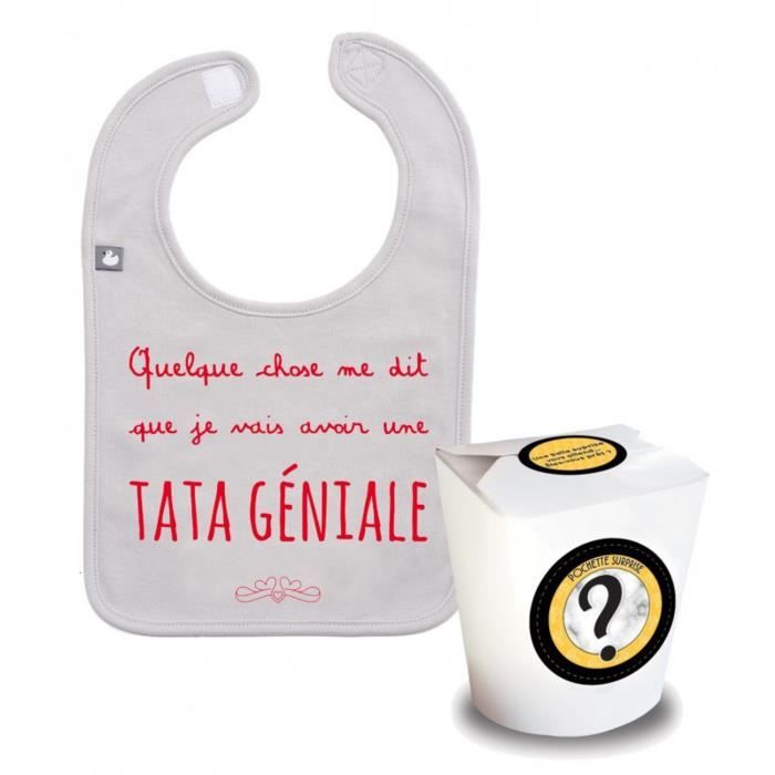 Pochette Surprise Annonce De Grossesse Une Tata Geniale Gris Tu Cdiscount Jeux Jouets