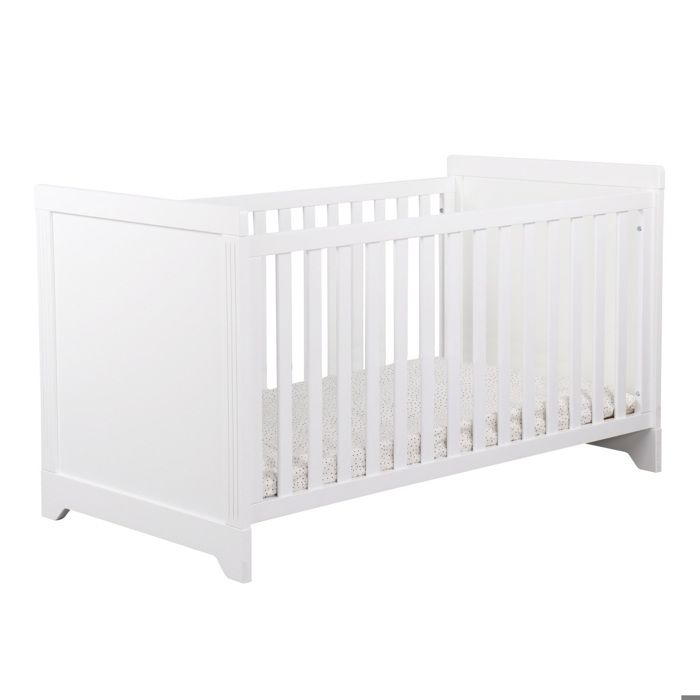 AKITEN RETAIL  - Lit bebe evolutif Mona Blanc 70x140 cm - Blanc