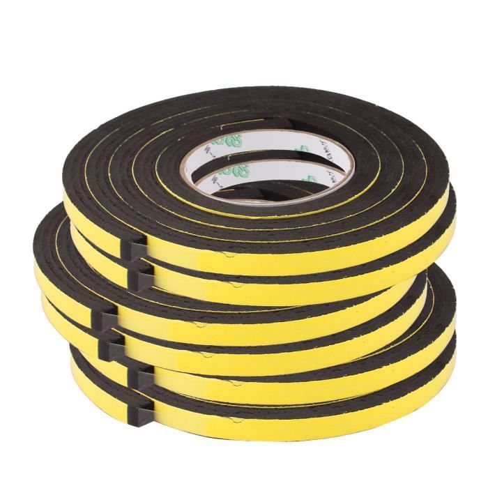 Ruban Mousse Adhésif étanche - 2 Rouleaux De 16 Pieds, 5 Mm X 2 Mm, Blanc