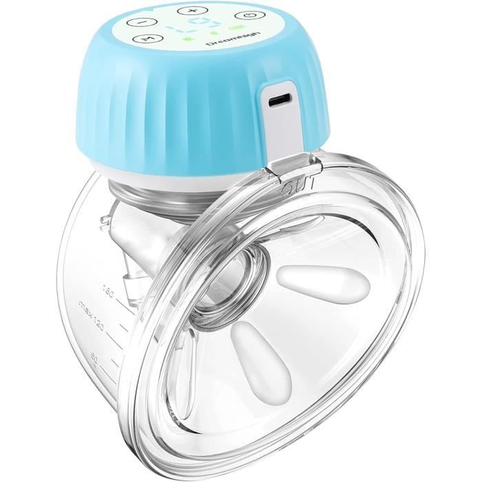 KISSBOBO Tire-Lait Électrique : 3 Modes & 8 Niveaux Ajustables