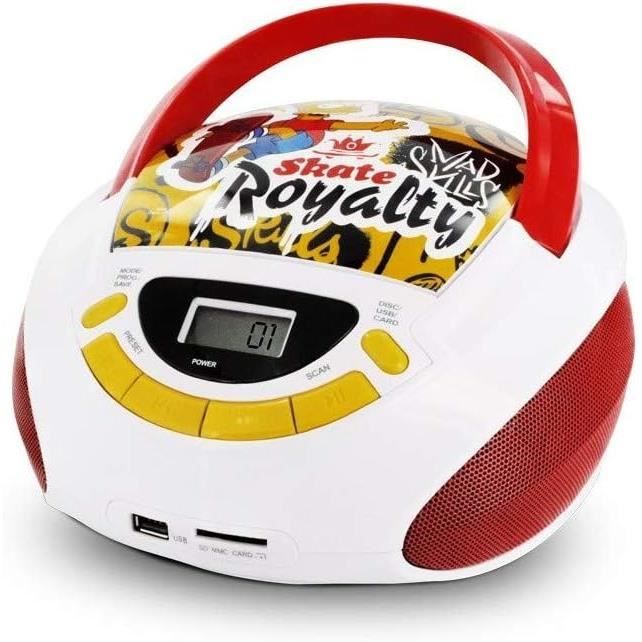 METRONIC 477454 Radio CD MP3 USB Simpsons Enfant69 - Cdiscount TV Son Photo