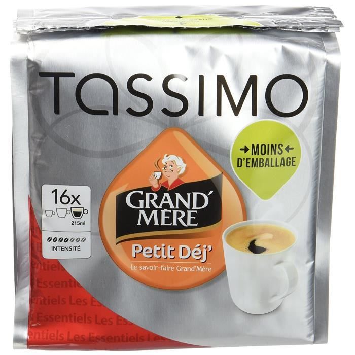 Tassimo - Grand'mère Petit Déjeuner - 16 Disc - Lot de 5 - Cdiscount Au  quotidien