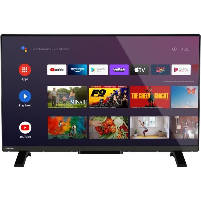 TOSHIBA 32LV2E63DG - TV LED 32 (80 cm) - Full HD 1920x1080 - HDR10 - TV connecté Smart TV - 2xHDMI -