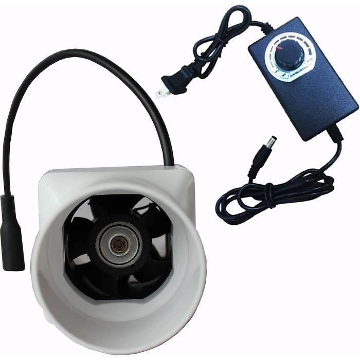 Ventilateur D'air Marin 75mm 12V - Silencieux Et Haute Performance Pour Bateaux