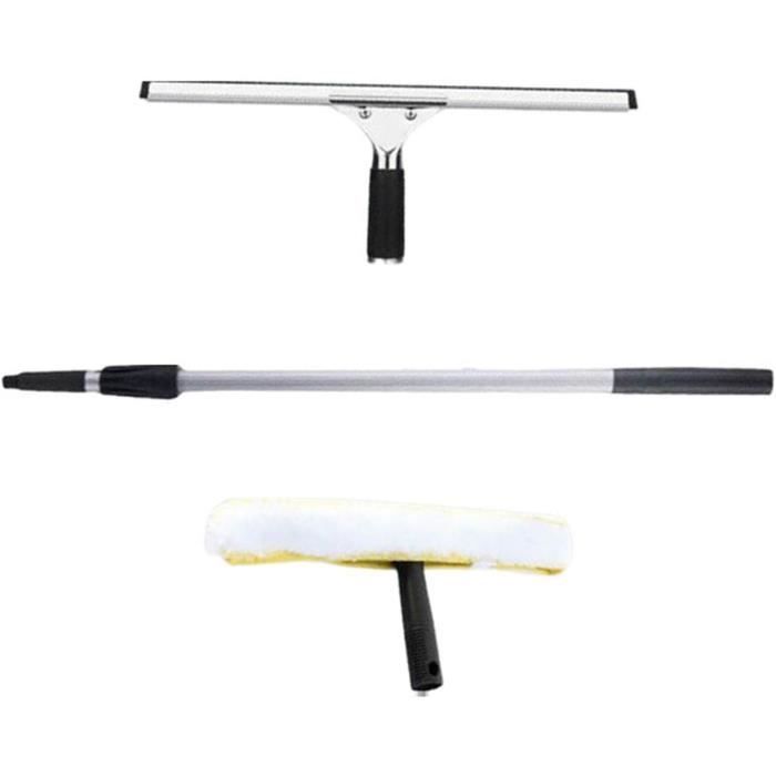 Nettoyeur De Vitres Tige Télescopique Double-Face Nettoyeur De Vitres