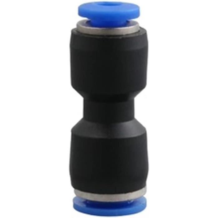 Raccord Rapide Pneumatique En Plastique 8 Mm - Pour Tuyaux PU/nylon - Pression Max 1.0 MPa, Température 0-60°C