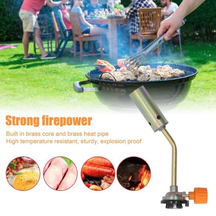 Chalumeau Au Butane Réglable Multi-usage - Pour Soudure, Barbecue, Cuisine (crème Brûlée) Et Camping - Flamme Haute Température
