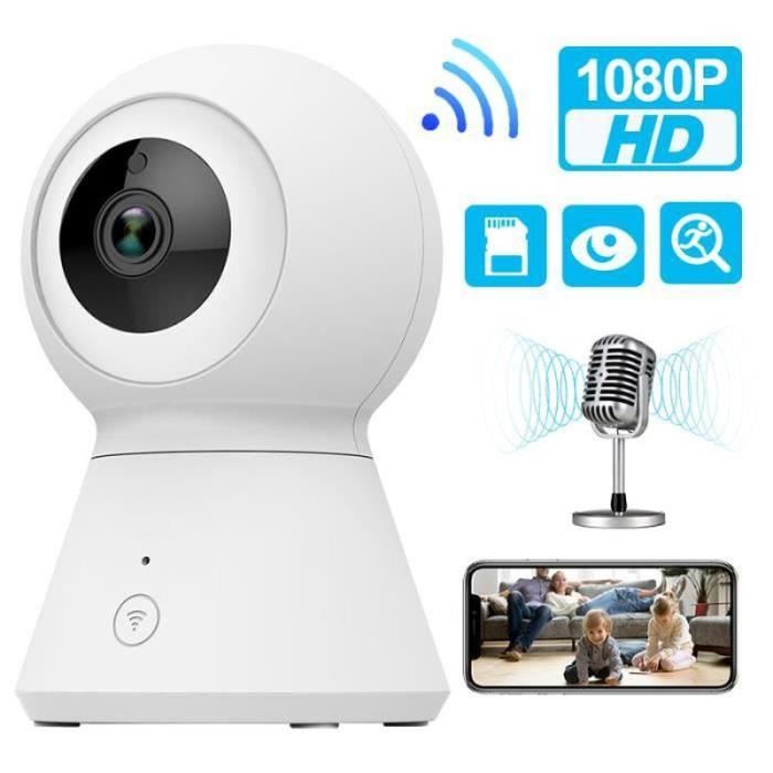 Caméra Surveillance IP Sans Fil 1080P HD – Mural WiFi Maison Neuve