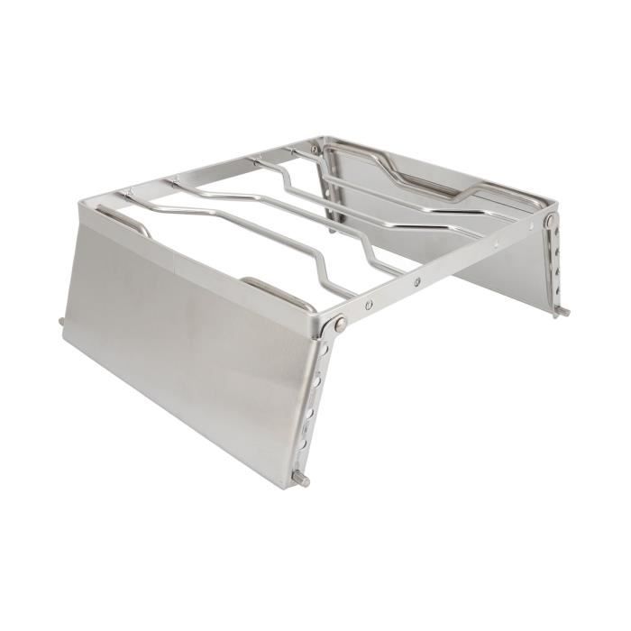 Grille De Camping Pliable - Support De Poêle En Acier Inoxydable Pour Feu De Camp, Randonnée Et Cuisine En Plein Air