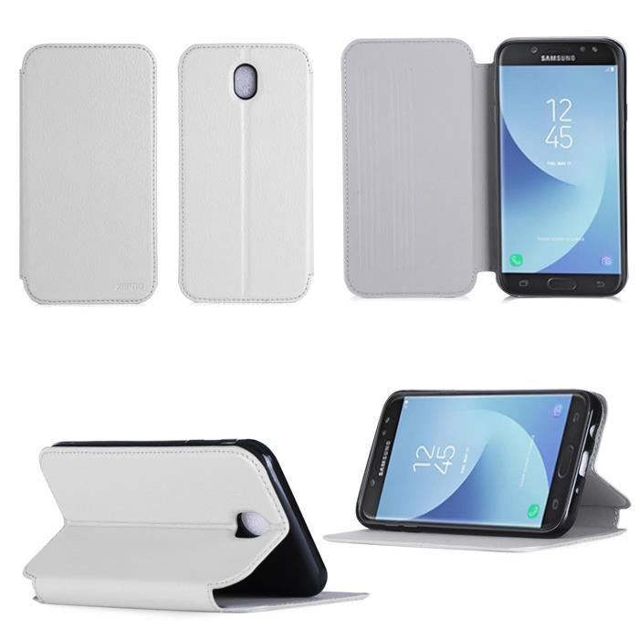 Etui coque Samsung Galaxy J3 2017 blanc Housse pochette Cdiscount Telephonie