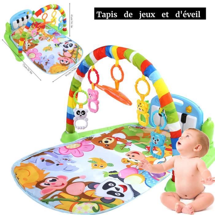 AITOCO Tapis de Jeu Gym Tapis deveil Bébé Piano Bébé Jouets Piano Musique Couverture Jouer Plastique Développement Intellectuel 