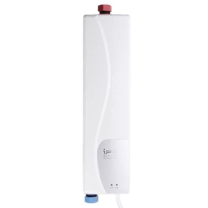 Chauffe-Eau éLectrique Instantané,220V 3500W Mini chauffe-eau électrique sans réservoir salle de bain cuisine lavage avec écran LCD - Bricolage