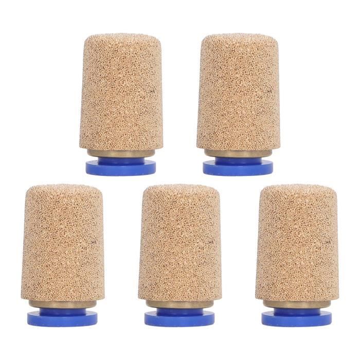 Lot De 4 Silencieux Pneumatiques PSF-8 - Réducteur De Bruit Pour Outils Air - Laiton Et ABS