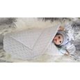 minky couverture d’emmaillotage polaire, accompagnée de coussin, sac de couchage pour nouveau-né, pour 0-3 mois, baby shower, 78 x-1