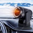 TD® Chauffage de voiture portable haute puissance 12v, désembuage et dégivrage du pare-brise avant de voiture, chauffage d'hiver-1