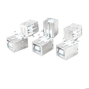 50 Pièces Micro USB Type B Femelle 180 Degrés Avant 5pin/arrière 4pin