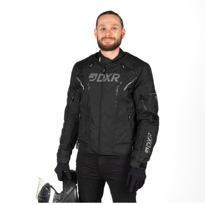 Veste Imperméable Respirante Veste Moto Homme OutletMotard 4 Saisons - Homologuée CE - Imperméable, Réfléchissante - Protections Dos/Coudes équipement Moto Sécurité