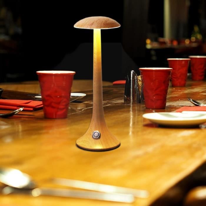 Lampe De Table Led Sans Fil Restaurant, Lampe De Bureau Batterie  Rechargeable Avec Contr?le Tactile Lampe De Table Exterieur Pour H?tels  Table Caf