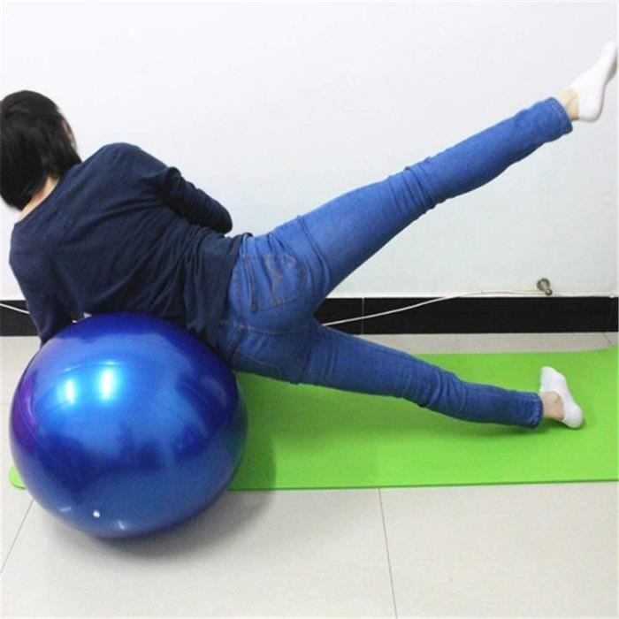 Ballon Fitness Cacahuète Flintronic - Anti-Explosif - Yoga, Grossesse, Enfants - 90x45 Cm