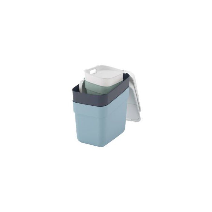 Poubelle De Recyclage Curver, 10 Litres, Gris Foncé, Pour Cuisine Ou Chambre - Neuf