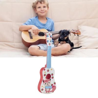 Bnineteenteam Ukulélé pour Enfants, Mini Jouet d'instrument de Musique en Plastique, Parfait pour l'éducation Précoce et Les Activités de Plein Air