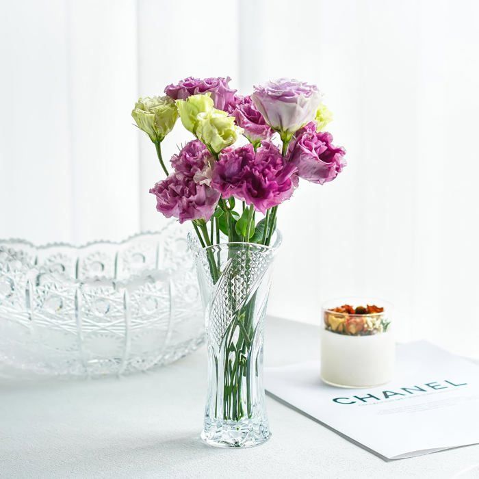 Vase Cylindrique En Acrylique Incassable, Vase Transparent