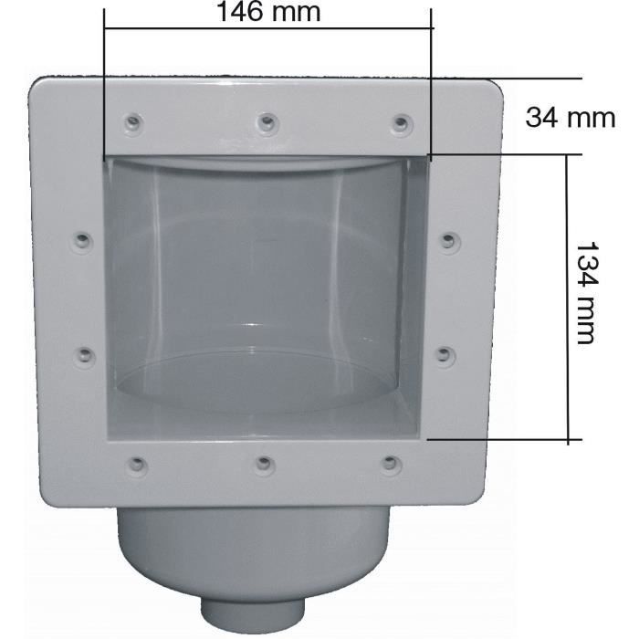 PD-01878 - Aspirateur Skimmer de Surface - Blanc[665] - Cdiscount Jardin