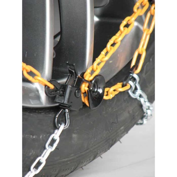 Chaine neige 9mm pneu 185-65R15 montage rapide sécurité garantie