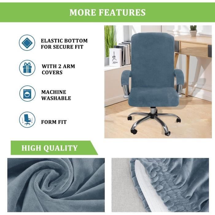 Housse De Fauteuil Bureau Imprimée – Confortable, Design, Pour Fauteuils Club/tub, Neuf