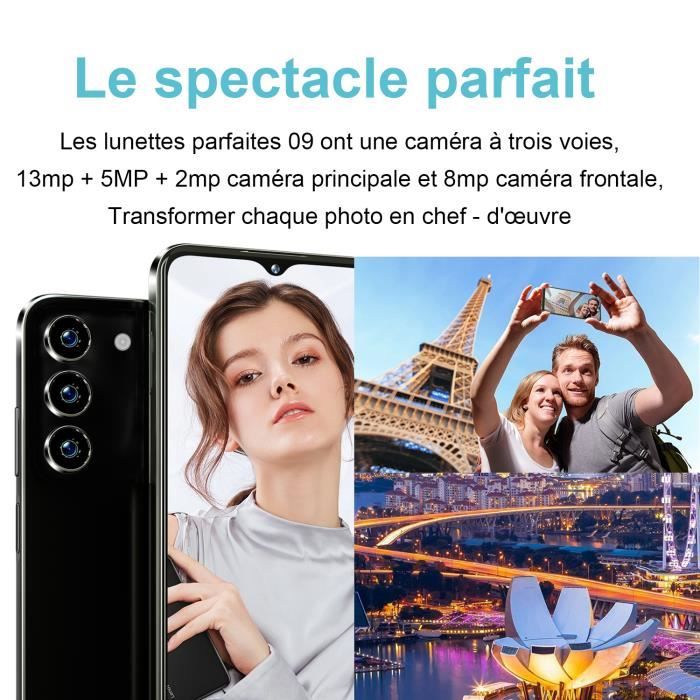 KXD Téléphone Portable Debloqué 6A 3G Smartphone Pas Cher, 5,5