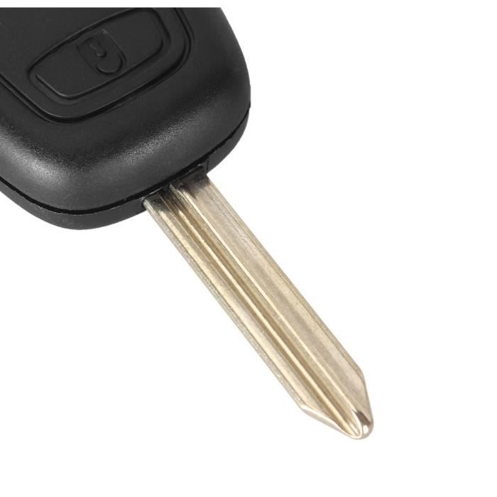 Coque clé 2 boutons + lame Pour Télécommande Plip Citroën Berlingo