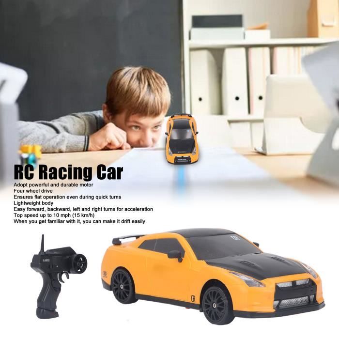 Voiture radiocommandée RC 1:18 4x4 tout terrain pour enfant - Bleu - Jeux - Jouets