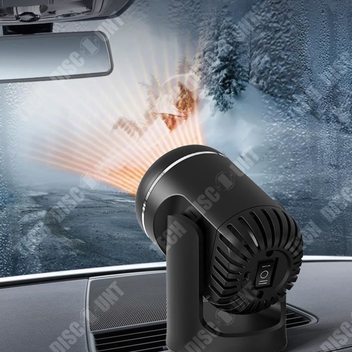VINGVO Chauffage de voiture 12V Chauffage de Voiture Compact 12V  Réchauffeur à Chauffage Rapide d'Hiver à 3 Trous 600-800W tout neuf -  Cdiscount Auto