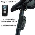 113 dB Alarme antivol de sécurité de bicyclette de vélo de vibration sans fil avec télécommande-3