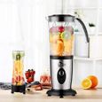 Mixeur Blender électrique - Uten - Noir - 220 Watts - 1.25L - Milk-Shake, Jus de Fruits et Légumes-3