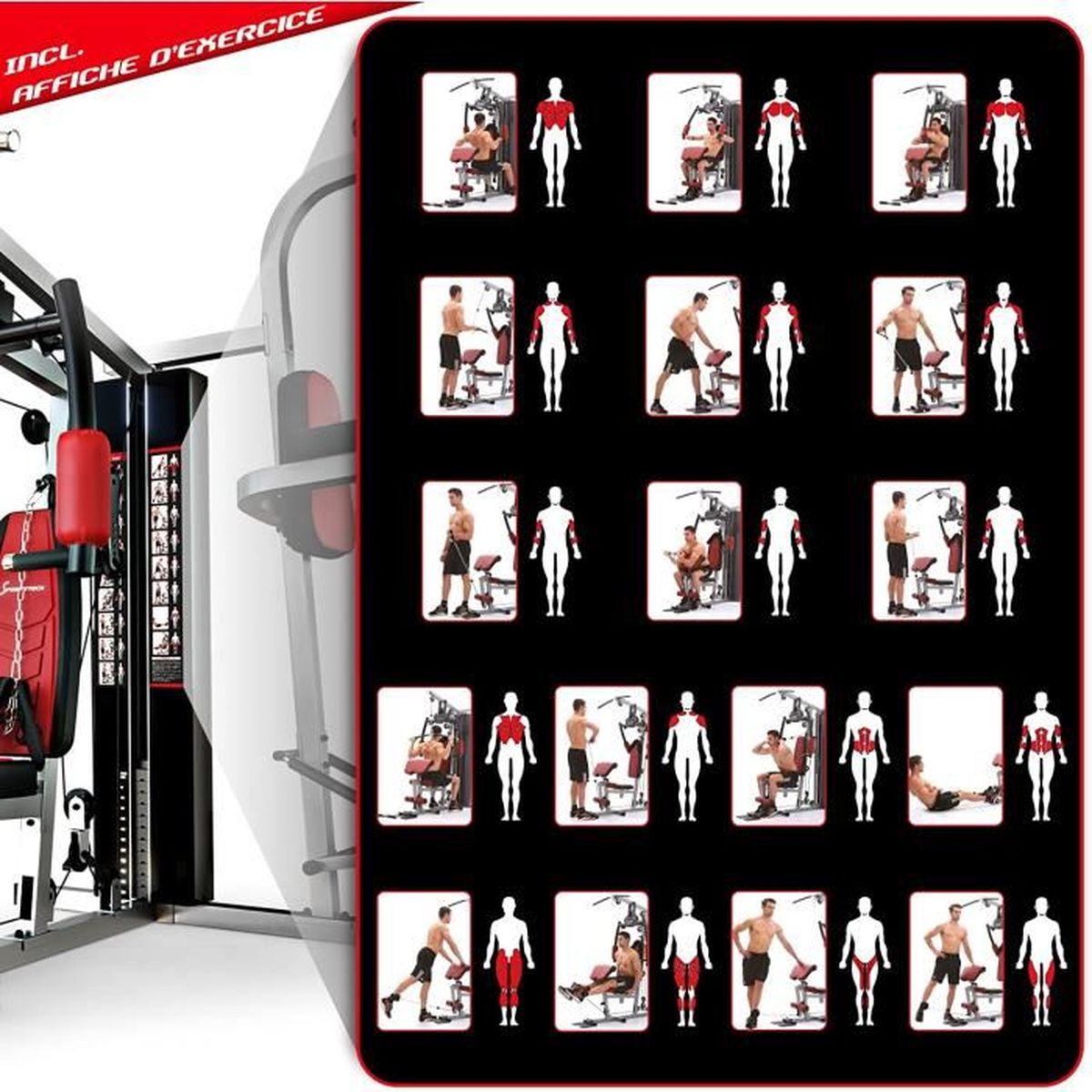 Hgx100 station de musculation Clearance