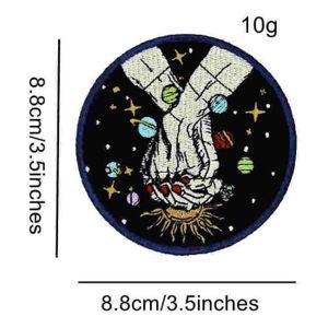 Patch Brodé En Forme De Beam Me Up, X-file UFO Alien, à