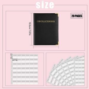 Prophila – Album De Luxe Pour Timbres 64 Pages – Couverture Rembourrée Noire – 23x30,5 Cm